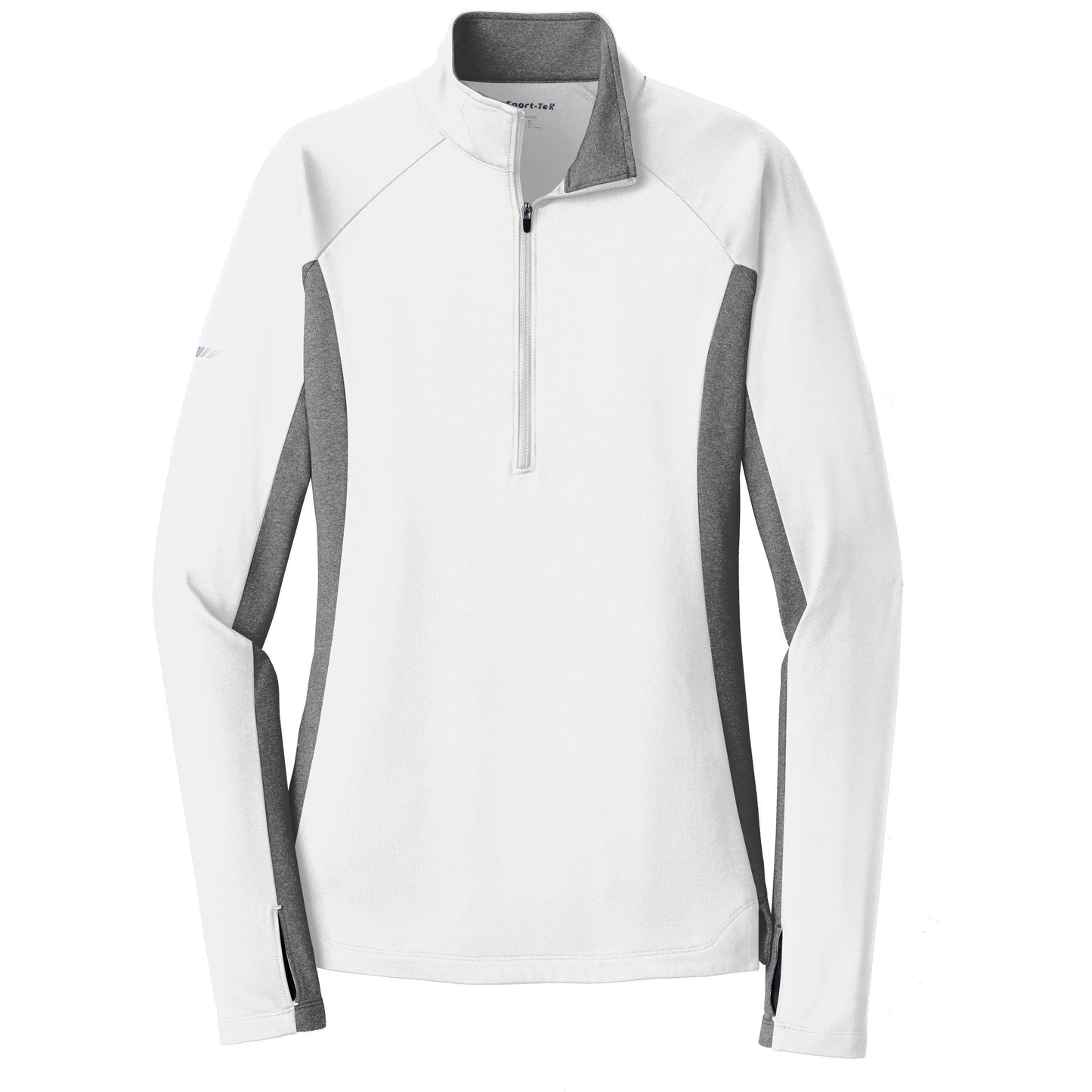 Sport-Tek® Ladies Sport-Wick® Stretch Contrast 1/2-Zip Pullover