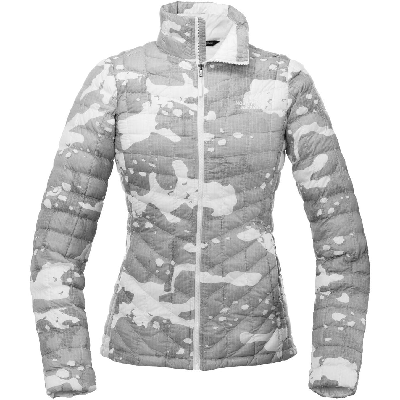 TNF White Woodchip Print