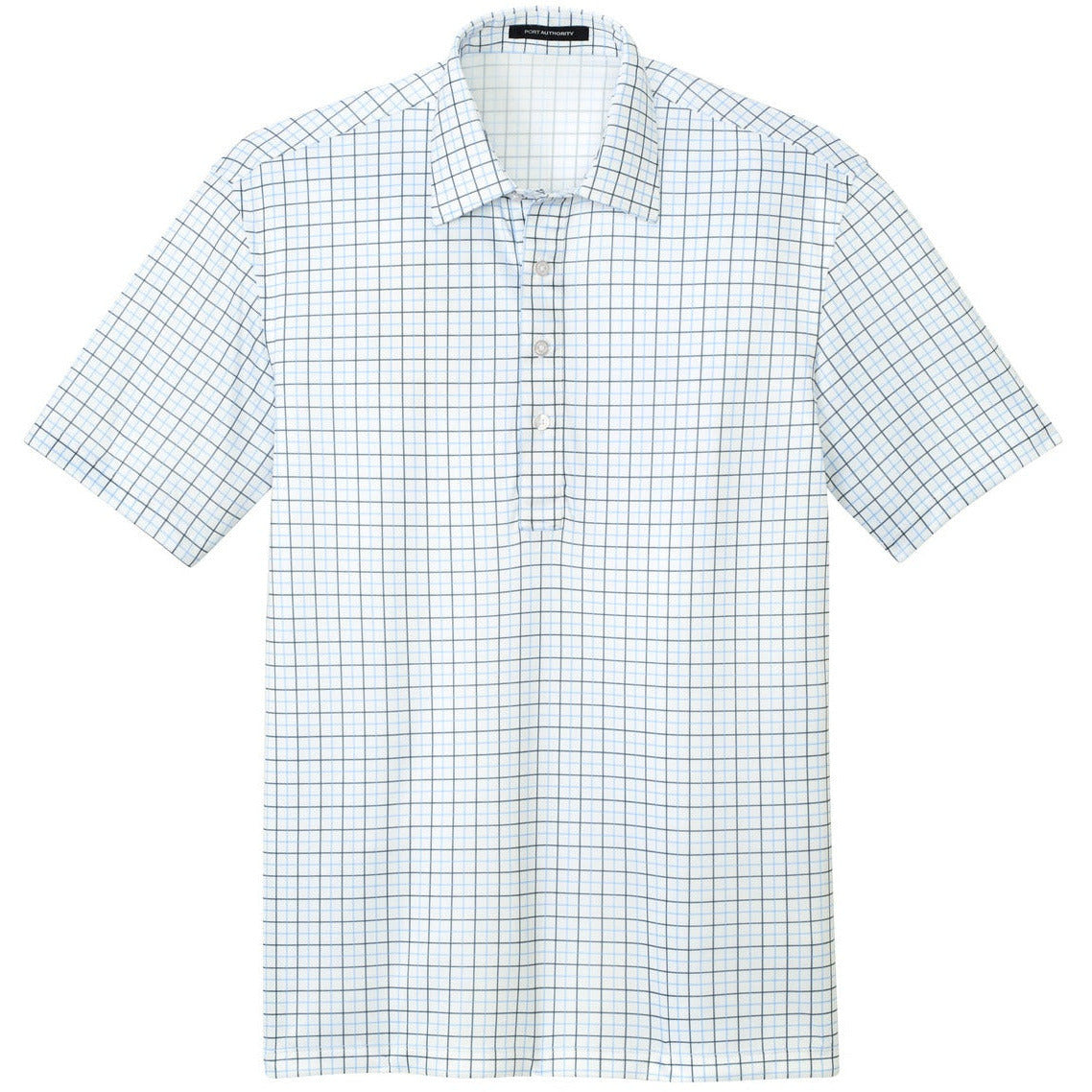 Black/ Carolina Blue Check