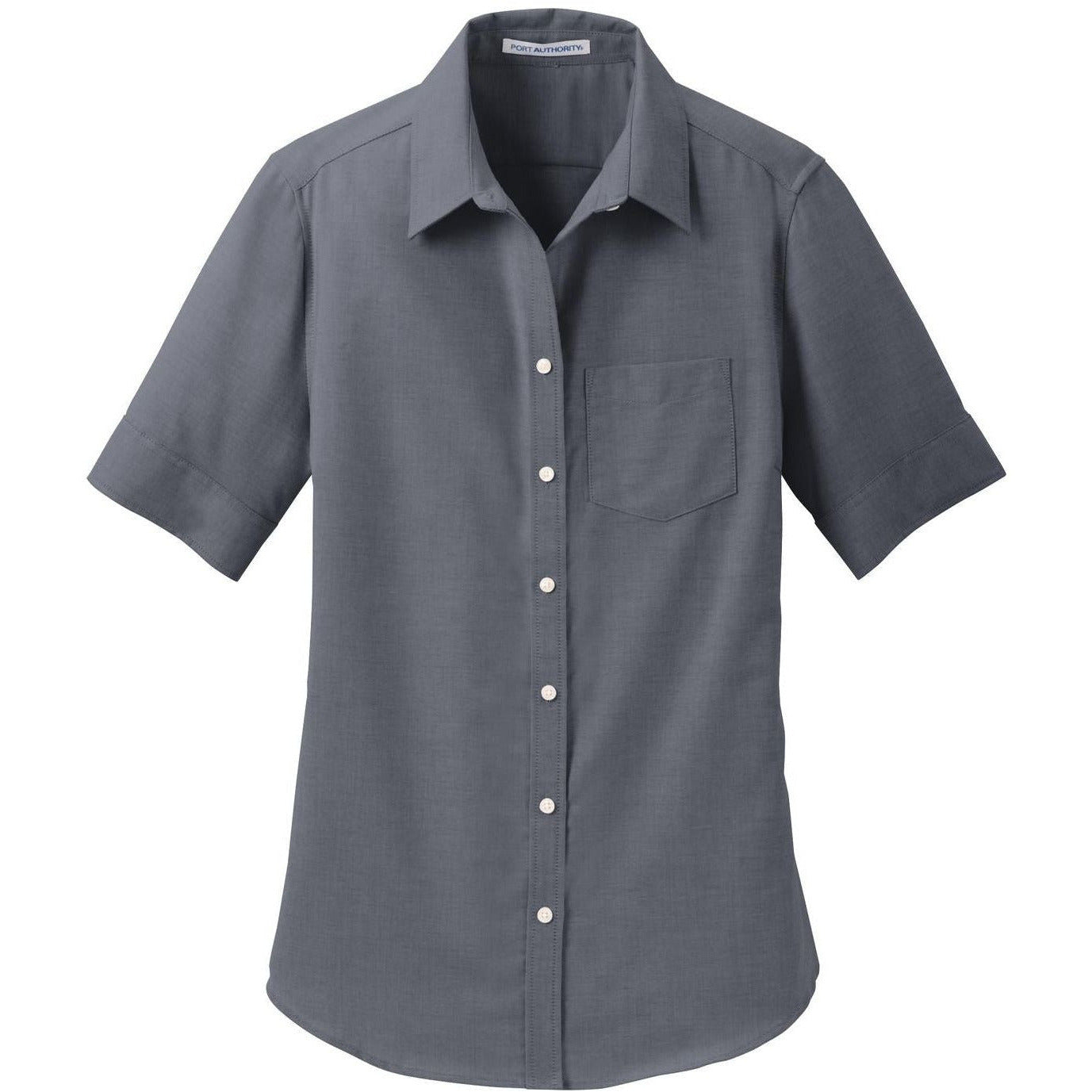 Port Authority® Ladies Short Sleeve SuperPro Oxford Shirt
