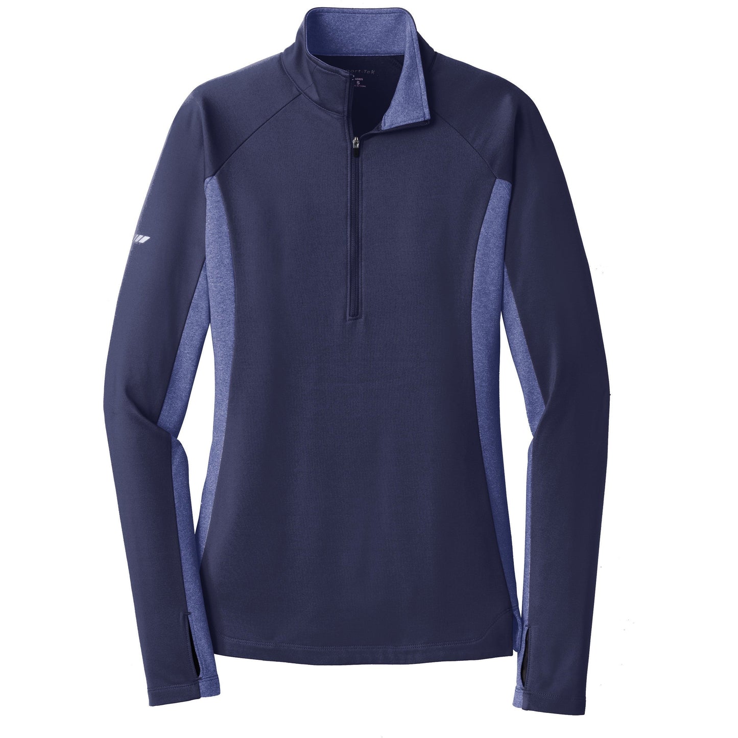 Sport-Tek® Ladies Sport-Wick® Stretch Contrast 1/2-Zip Pullover