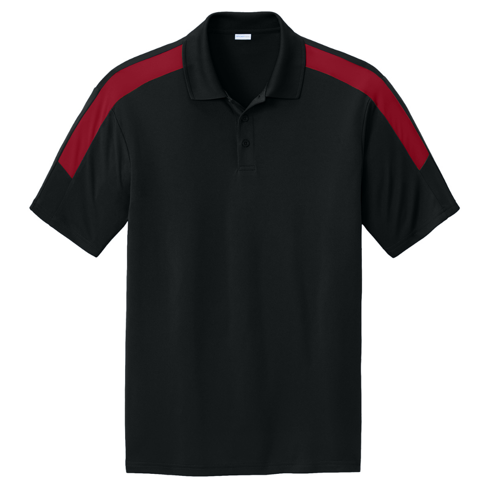 Black/ Deep Red